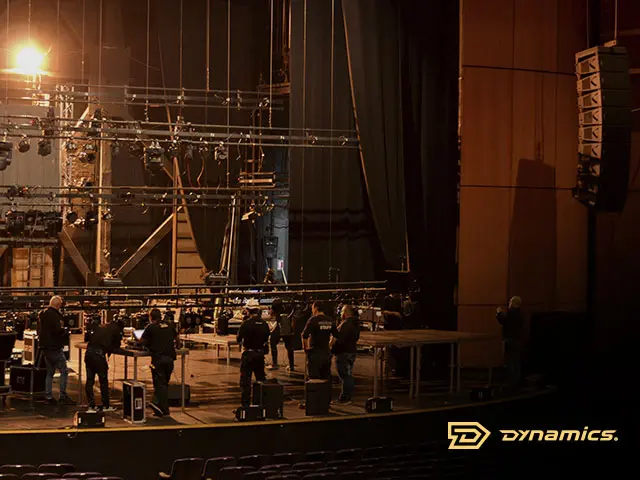 Montaje de Dynamics en Auditorio Jorge Eliecer Gaitán