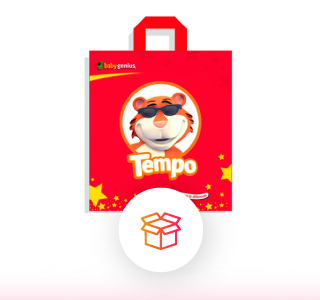 Packaging y diseño de bolsa para lanzamiento de producto infantíl