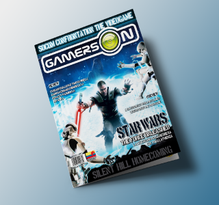 Diseño para portada de revista de videojuegos Gamers-On