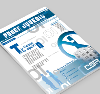 Periódico usando solo dos tintas para impresión