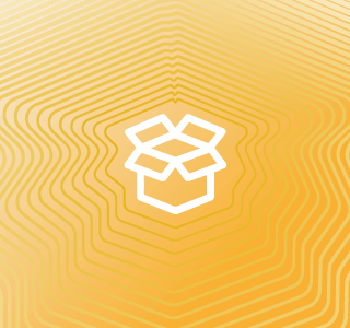 Icono de caja, señalización de packaging