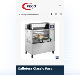 Home Web con horno de galletas FECO y POLIN