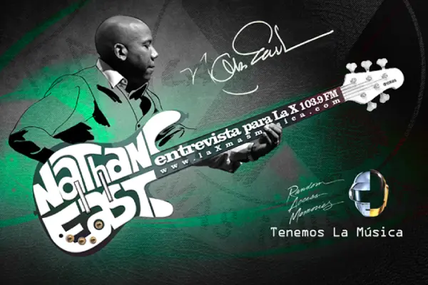 Diseño para especial de radio y entrevista a Nathan East por dRaGoNian