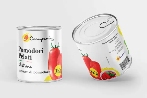 Diseño de etiqueta para tomates pelados italianos por dRaGoNian