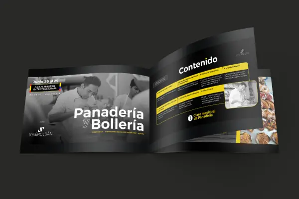 Diseño de Catálogo para curso de panadería de Jose Roldan y Batard por dRaGoNian