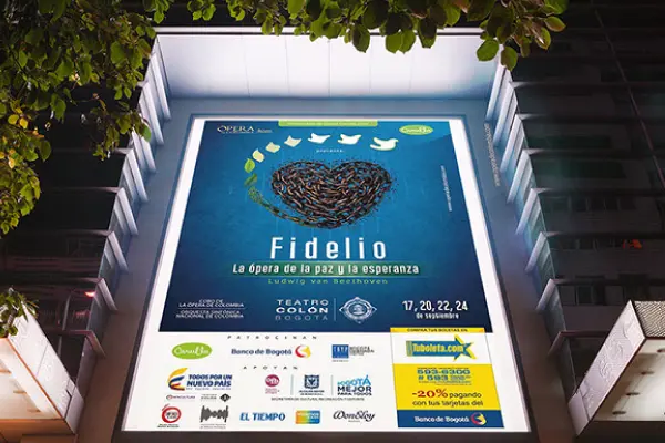Diseño de campaña publicitaria para evento de ópera en Colombia por dRaGoNian